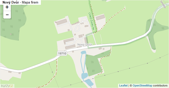 Nový Dvůr - mapa firem