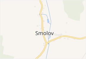 Smolov v obci Bělá nad Radbuzou - mapa části obce