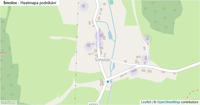 Smolov - mapa podnikání