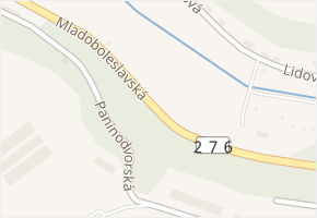Mladoboleslavská v obci Bělá pod Bezdězem - mapa ulice