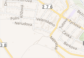 Nad Stadionem v obci Bělá pod Bezdězem - mapa ulice