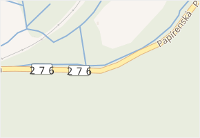Papírenská v obci Bělá pod Bezdězem - mapa ulice