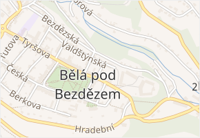 Postřihačská v obci Bělá pod Bezdězem - mapa ulice