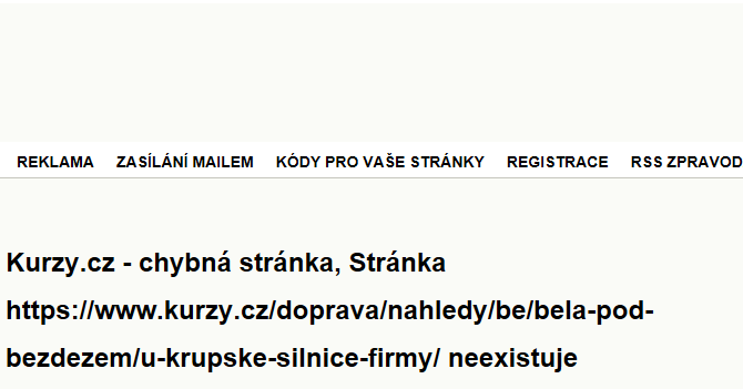 U Krupské silnice - mapa firem