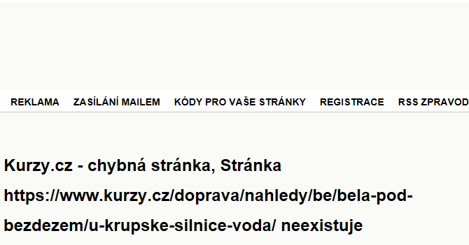 U Krupské silnice - záplavové mapy stoleté vody