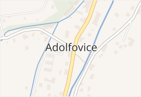 Adolfovice v obci Bělá pod Pradědem - mapa části obce