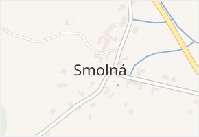 Smolná v obci Bělá u Jevíčka - mapa části obce