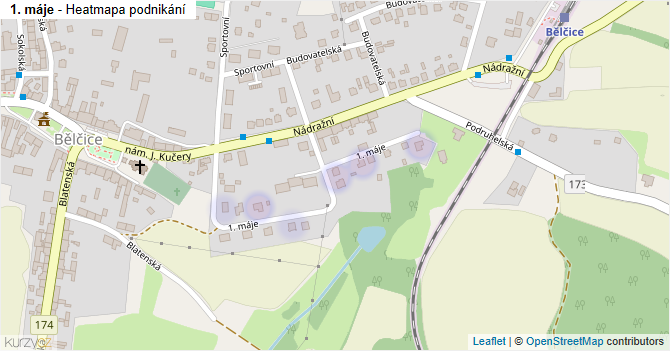 1. máje - mapa podnikání