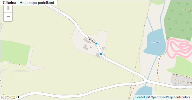 Cihelna - mapa podnikání
