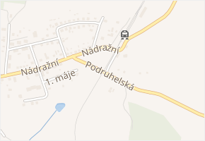 Podruhelská v obci Bělčice - mapa ulice