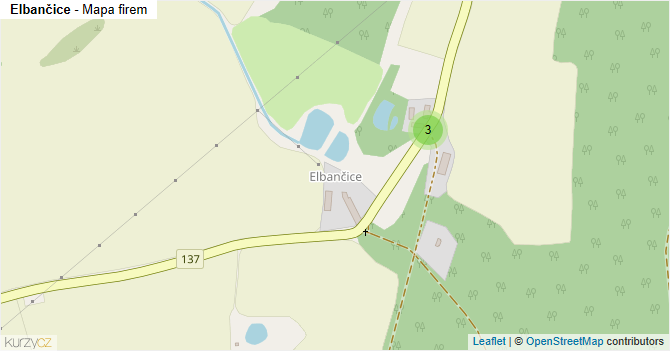 Elbančice - mapa firem