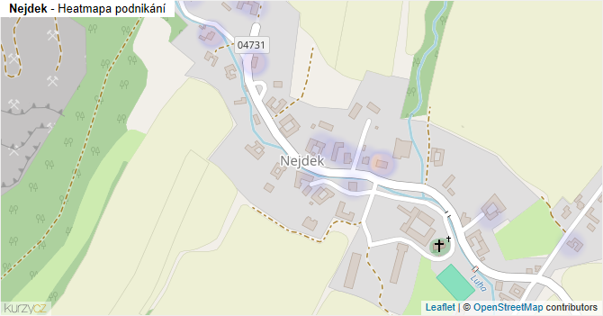 Nejdek - mapa podnikání