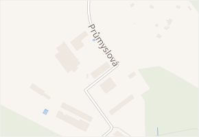 Průmyslová v obci Benátky nad Jizerou - mapa ulice
