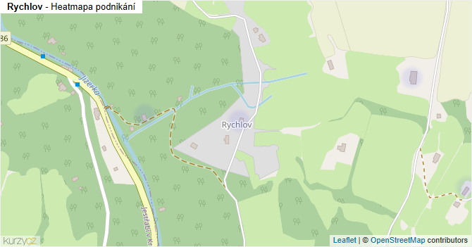 Rychlov - mapa podnikání