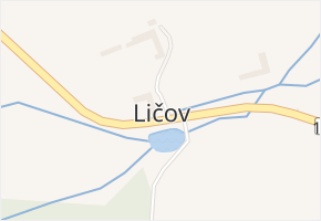 Ličov v obci Benešov nad Černou - mapa části obce