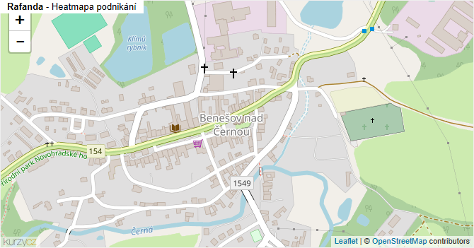 Rafanda - mapa podnikání