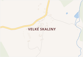 Velké Skaliny v obci Benešov nad Černou - mapa části obce