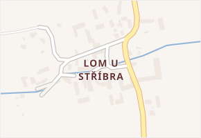 Lom u Stříbra v obci Benešovice - mapa části obce
