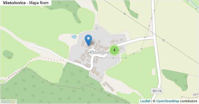 Věstoňovice - mapa firem