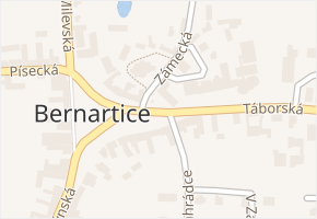 Náměstí svobody v obci Bernartice - mapa ulice
