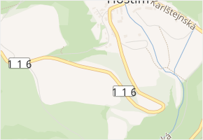 Berounská v obci Beroun - mapa ulice