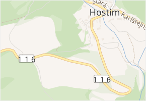 Hlinovka v obci Beroun - mapa ulice
