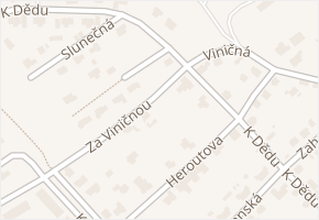 K Dědu v obci Beroun - mapa ulice