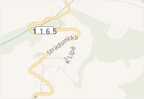K Lípě v obci Beroun - mapa ulice