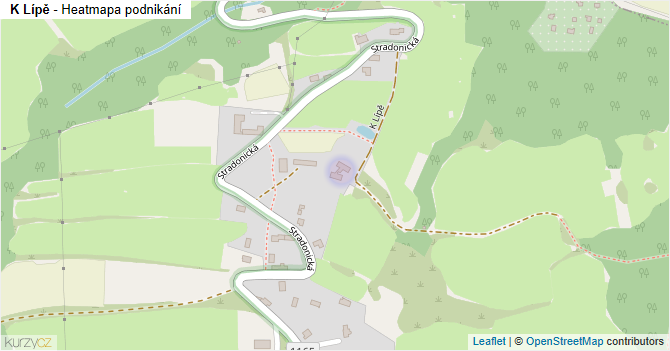 K Lípě - mapa podnikání