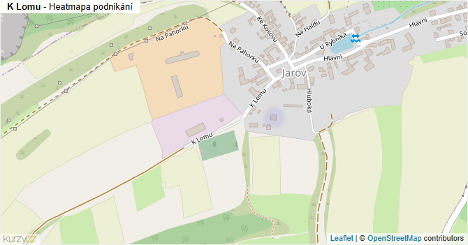 K Lomu - mapa podnikání