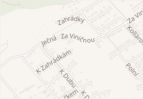 K Zahrádkám v obci Beroun - mapa ulice
