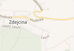 Lesní v obci Beroun - mapa ulice