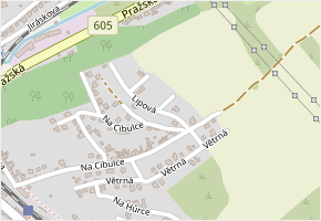Lipová v obci Beroun - mapa ulice