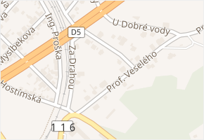 Mařákova v obci Beroun - mapa ulice