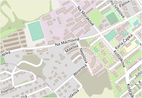 Maxova v obci Beroun - mapa ulice