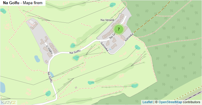 Na Golfu - mapa firem