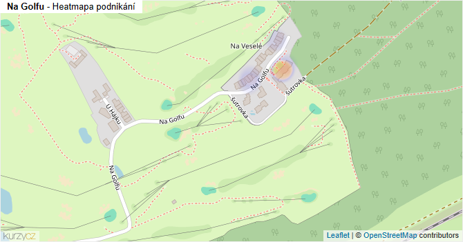 Na Golfu - mapa podnikání