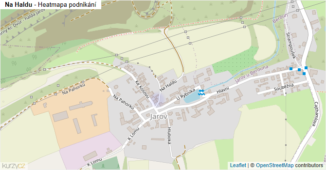 Na Haldu - mapa podnikání