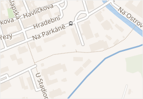 Na Parkáně v obci Beroun - mapa ulice