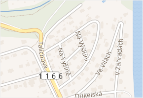 Na Ptačí skále v obci Beroun - mapa ulice