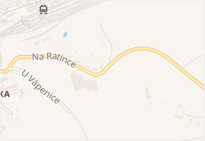 Na Ratince v obci Beroun - mapa ulice