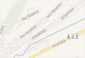 Na Veselou v obci Beroun - mapa ulice