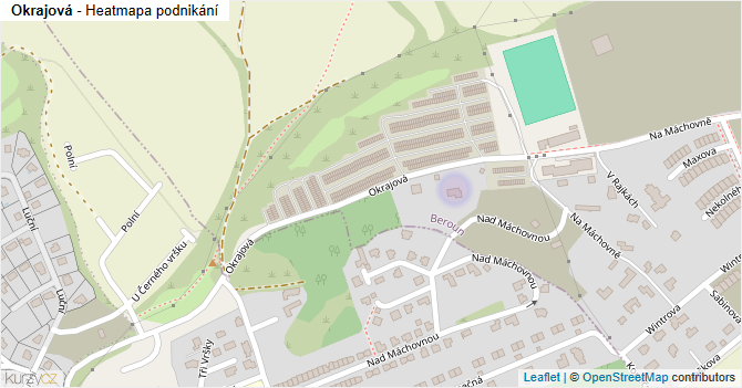 Okrajová - mapa podnikání