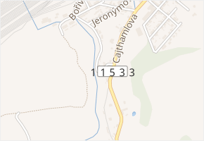 Pod Jarovem v obci Beroun - mapa ulice