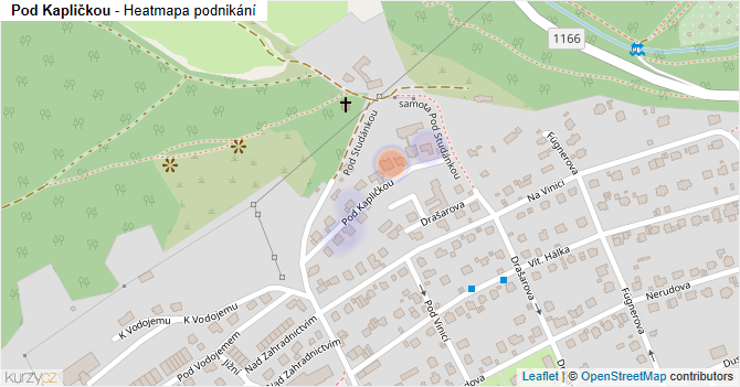 Pod Kapličkou - mapa podnikání