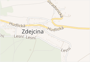 Pod Lesem v obci Beroun - mapa ulice