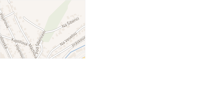 Pod Šibencem v obci Beroun - mapa ulice
