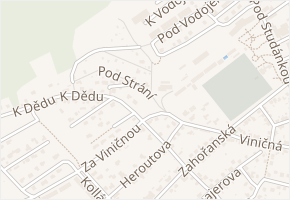 Pod Strání v obci Beroun - mapa ulice