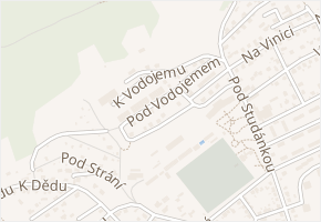 Pod Vodojemem v obci Beroun - mapa ulice