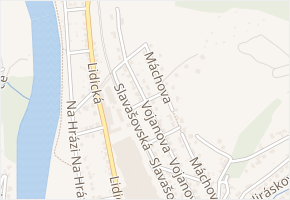 Šípková v obci Beroun - mapa ulice